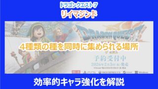 【DQ7リメイク】4種類の種を同時に集められる場所|効率的キャラ強化を解説|リイマジンド