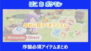 【ぽこポケ】早めに買うべきアイテム・序盤必須アイテムまとめ｜ぽこあポケモン