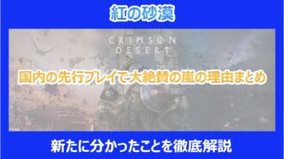 【紅の砂漠】国内の先行プレイで大絶賛の嵐の理由まとめ|新たに分かったことを徹底解説